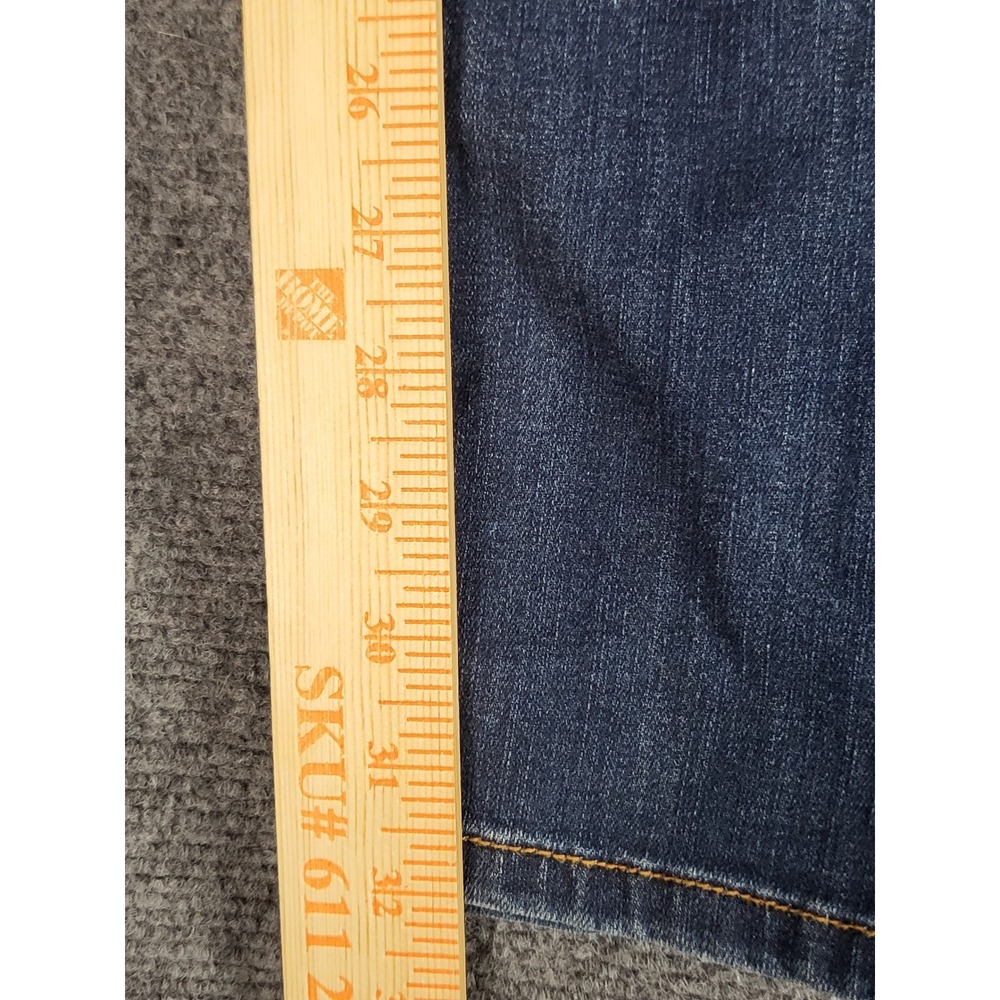 Judy Blue Straight Fit Distressed Denim Jeans Women Juniors Size 1/25 School - Picture 7 of 10